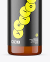 Amber Plastic Bottle Mockup