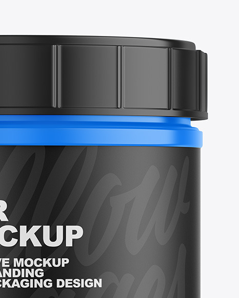 Glossy Jar Mockup