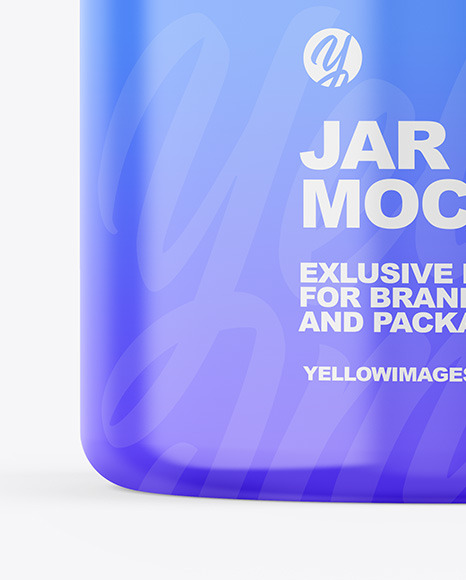 Glossy Jar Mockup