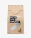 Kraft Paper Food Bag Mockup