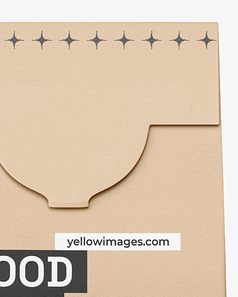 Kraft Paper Food Bag Mockup