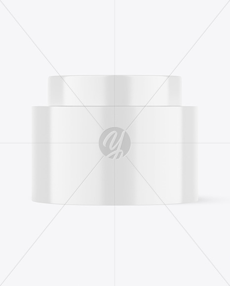 Glossy Cosmetic Jar Mockup