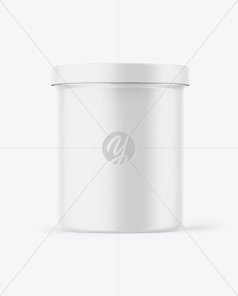 Matte Plastic Jar Mockup