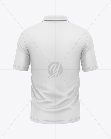 Men's Short Sleeve Polo Shirt Mockup