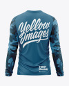 Men’s Long Sleeve T-Shirt Mockup - Back View