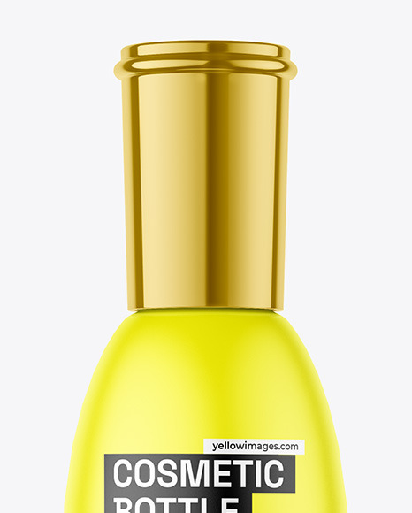 Matte Cosmetic Bottle Mockup