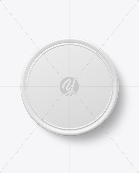 Matte Round Tin Box Mockup