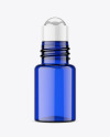 Blue Glass Roll-on Bottle Mockup Blue Glass Roll-on Bottle Mockup