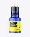 Blue Glass Roll-on Bottle Mockup Blue Glass Roll-on Bottle Mockup