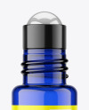 Blue Glass Roll-on Bottle Mockup