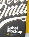 Paper Label Tag Mockup