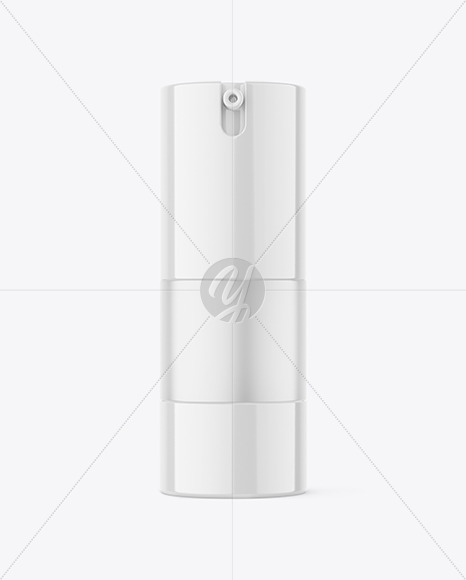 15ml Frosted Glass Airless Bottle Mockup