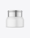 Matte Cosmetic Jar Mockup