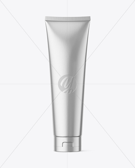 Metallic Cosmetic Tube Mockup