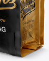 Coffee Bag Mockup - Half Side View