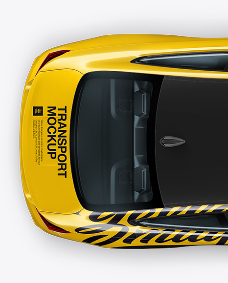 BMW M4 Mockup - Top View