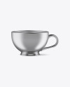 Metallic Coffee Cup Mockup