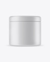 Matte Cosmetic Jar Mockup