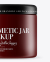 Matte Cosmetic Jar Mockup Matte Cosmetic Jar Mockup