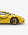 Lamborghini Gallardo Mockup - Side View