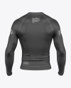 Long Sleeve Compression T-Shirt Mockup - Back View