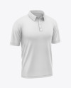Men's Short Sleeve Polo Shirt Mockup