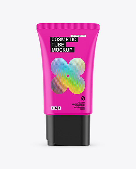Matte Cosmetic Tube Mockup - Premium+Cosmetic+Matte+Tube+Mockup+Mockupcrew+2+1freemockup