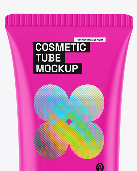 Matte Cosmetic Tube Mockup