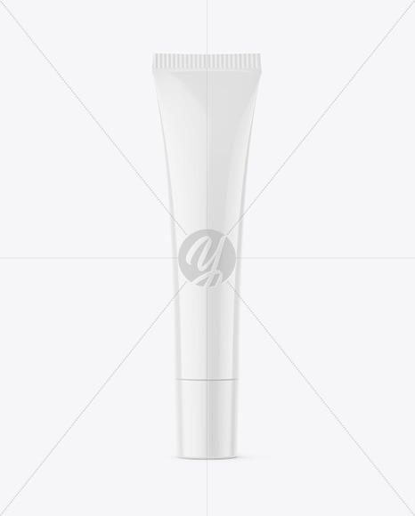 Glossy Cosmetic Tube Mockup