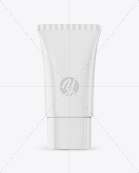 Glossy Cosmetic Tube Mockup