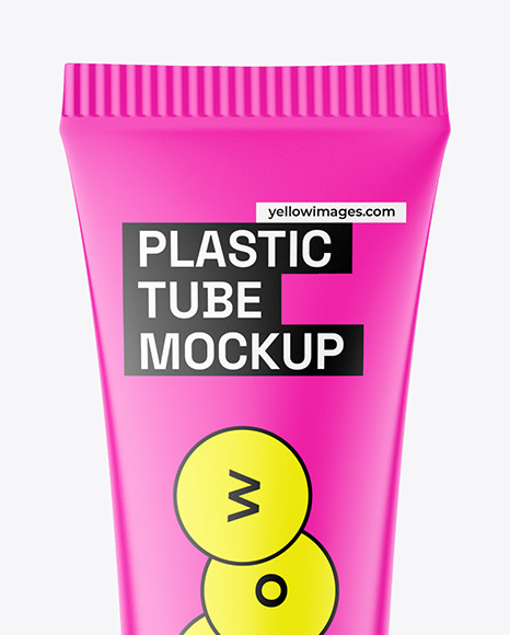 Matte Cosmetic Tube Mockup