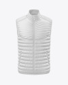 Matte Nylon Down Vest Mockup