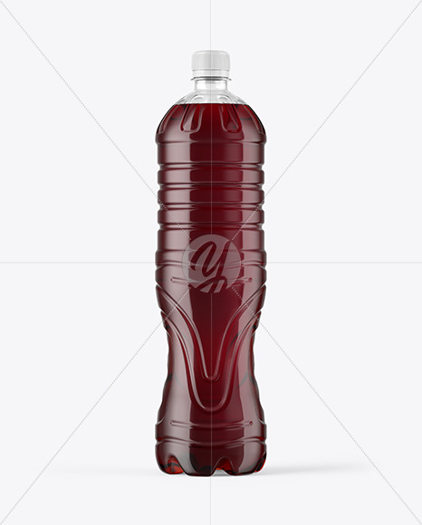 1,5L Pet Juice Bottle Mockup