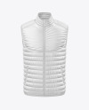 Glossy Nylon Down Vest Mockup