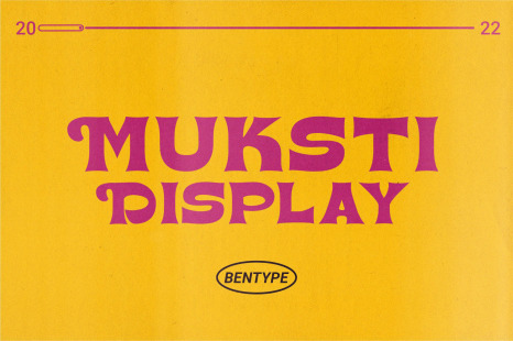 Muksti - Display Font - Chunky