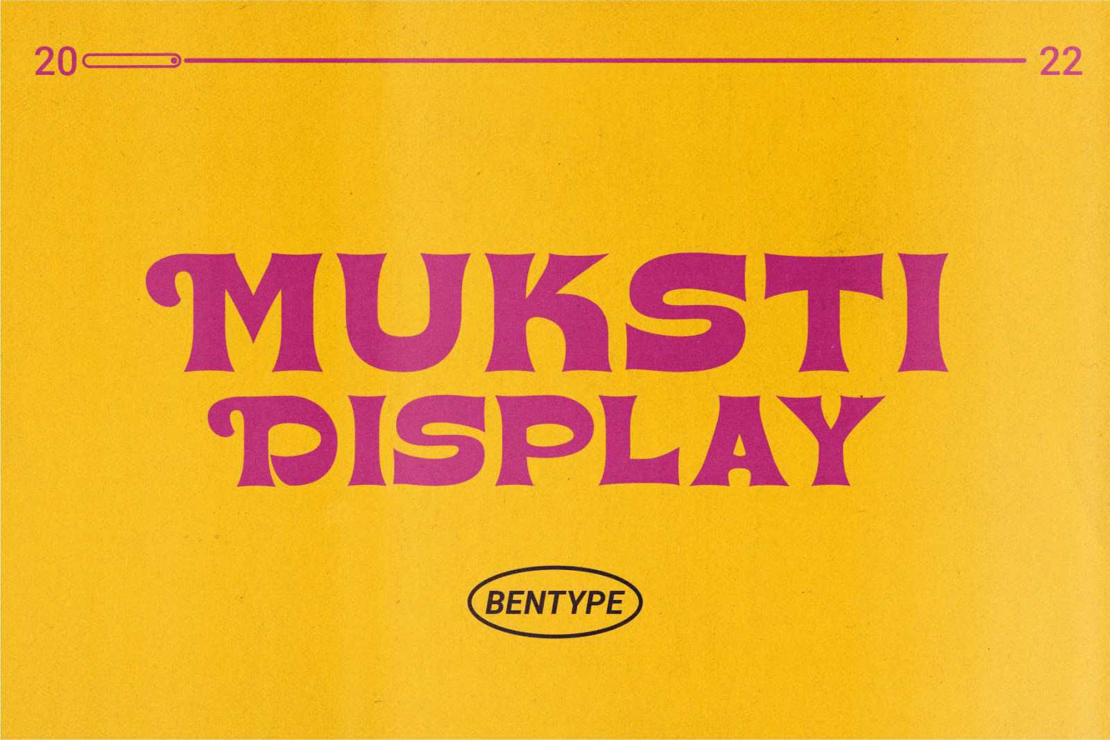 Muksti - Display Font Muksti - Display Font