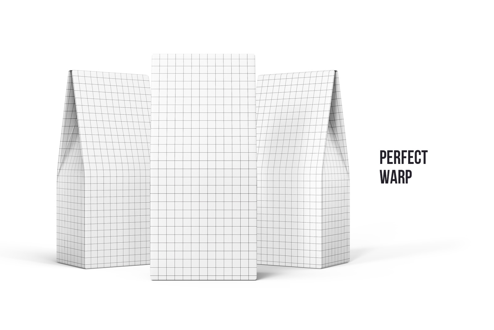 Three Paper Bags mockup in one scene Three Paper Bags mockup in one scene