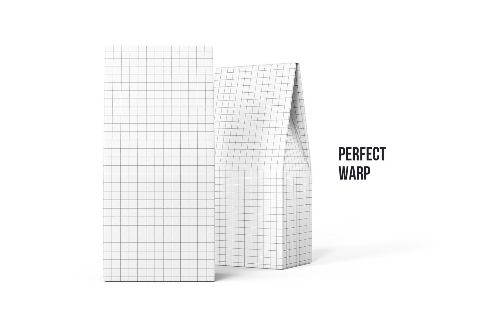 Two Paper Bag Mockup in one scene Two Paper Bag Mockup in one scene