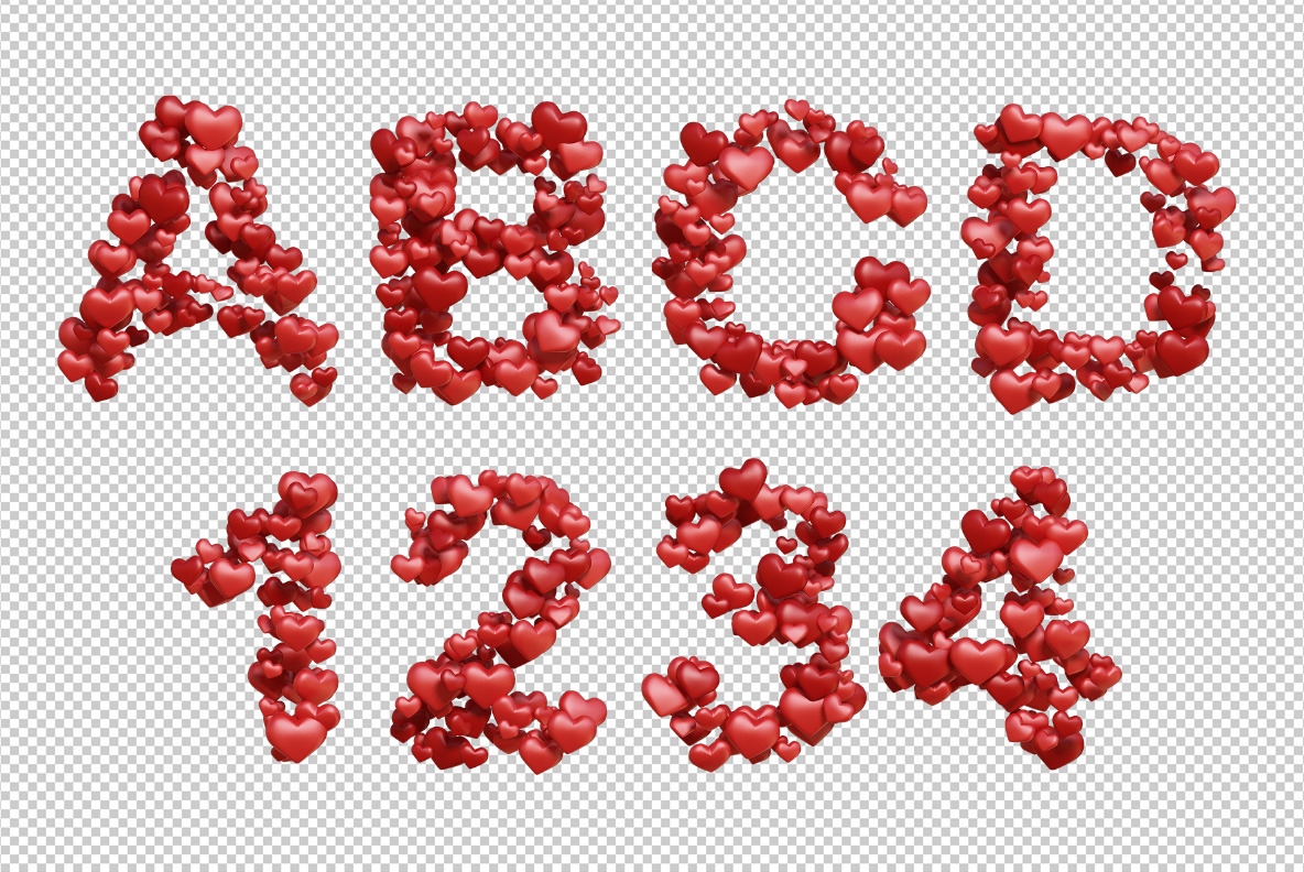 Hearts Font Hearts Font