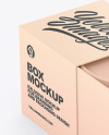 Box W/ Matte Tube Mockup