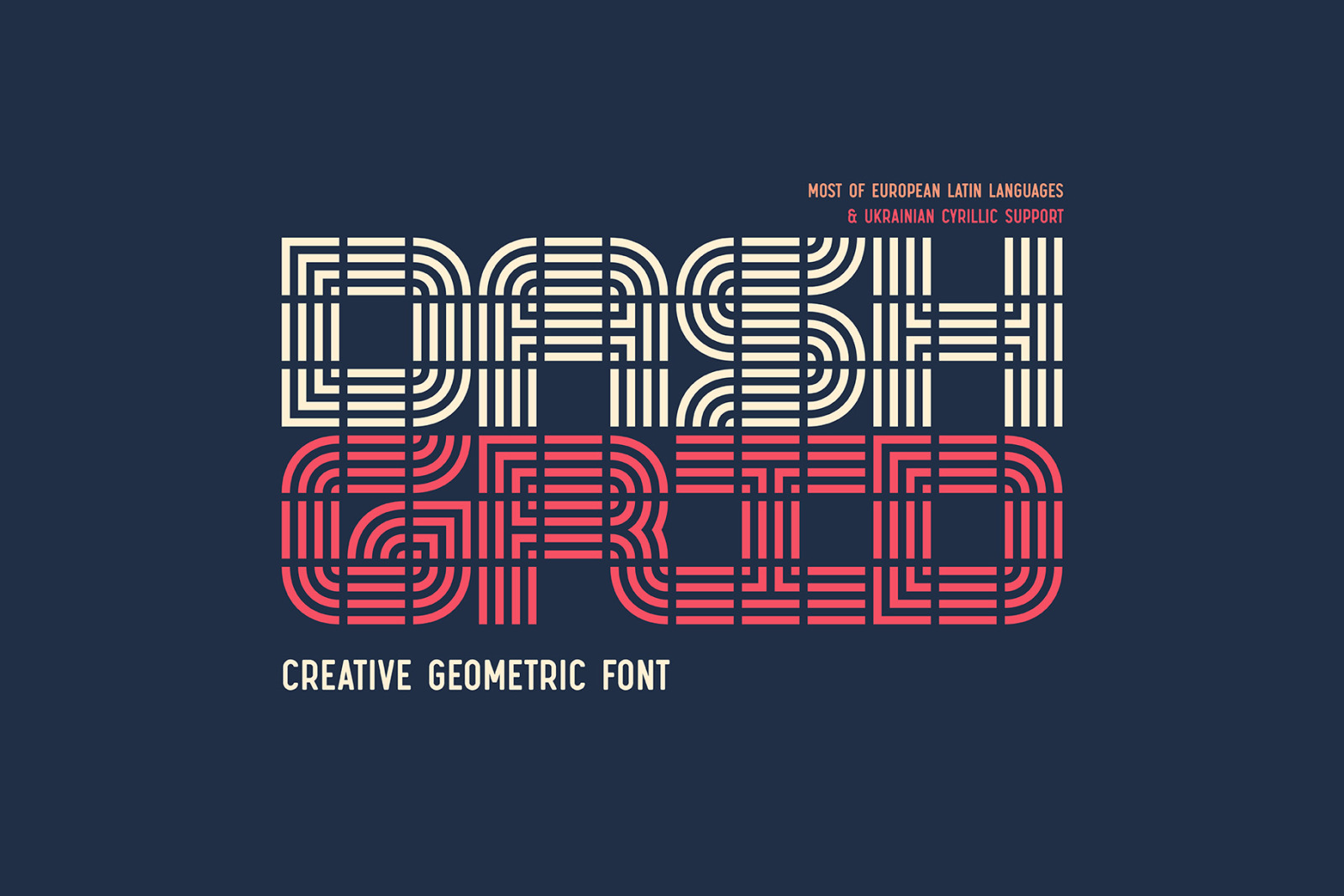 Dash Grid Font Dash Grid Font
