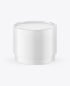 Matte Cosmetic Jar Mockup