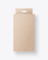 Kraft Paper Hanging Box Mockup