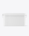 Matte Plastic Bucket Mockup