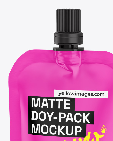 Matte Doy-Pack Mockup