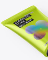 Metallic Cosmetic Tube Mockup Metallic Cosmetic Tube Mockup