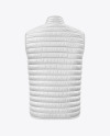 Glossy Nylon Down Vest Mockup