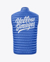 Glossy Nylon Down Vest Mockup