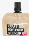 Kraft Doy-Pack Mockup