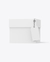 Paper Box with Label Mockup